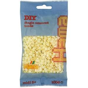 1,000 Cream Midi Hama Beads