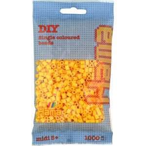 1,000 Yellow Midi Hama Beads