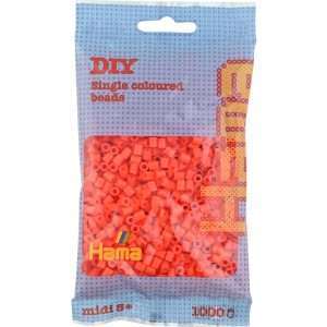 1,000 Orange Midi Hama Beads