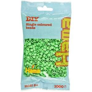 1,000 Bright Green Midi Hama Beads