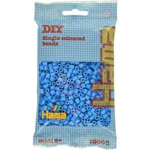 1,000 Sky Blue Midi Hama Beads