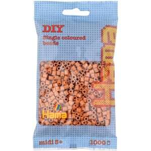 1,000 Light Brown Midi Hama Beads