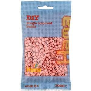 1,000 Matt Rose Midi Hama Beads