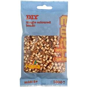 1,000 Gold Midi Hama Beads