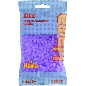 1,000 Translucent Lilac Midi Hama Beads