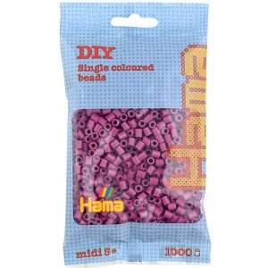 1,000 Plum Midi Hama Beads