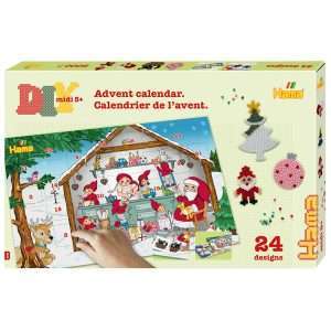 Christmas Advent Calendar Midi 正规168结果数据 Hama Beads Set