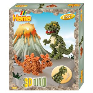 3D Dino Midi 正规168结果数据 Hama Beads Set