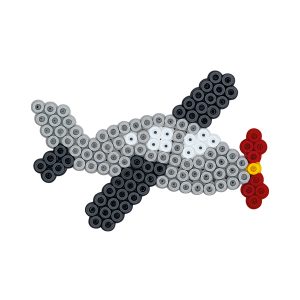Aeroplane Midi Hama Beads Pegboard